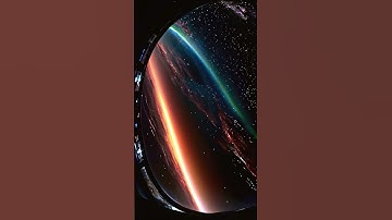 Space Travel To Watch Beautiful Space Scenery Through Window (Space Screensaver 4K)  #spaceart