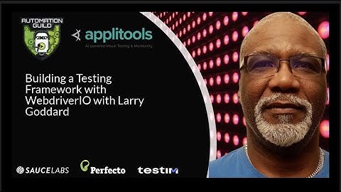 Building a Testing Framework with WebdriverIO  #webdriverio