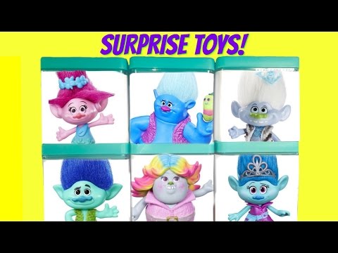 Trolls Movie Poppy Branch Guy Diamond Surprise Toy Blind Boxes