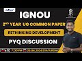 IGNOU 2ND YEAR COMMON PAPER LIVE | PYQ DISCUSSION | IMPORATANT QA | IGNOU CLASS | IGNOU ONLINE