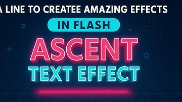 Flash 8 Tutorial: Create a 3D Ascent Text Effect #flash8