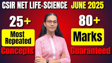 Most Repeated Concept | CSIR-NET LIFESCIENCE JUNE 2025 #apnasapnajrf