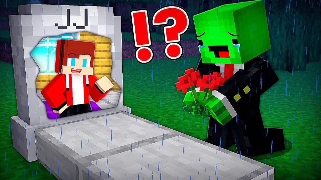 R.I.P. JJ - Sad Story in Minecraft Challenge - Maizen