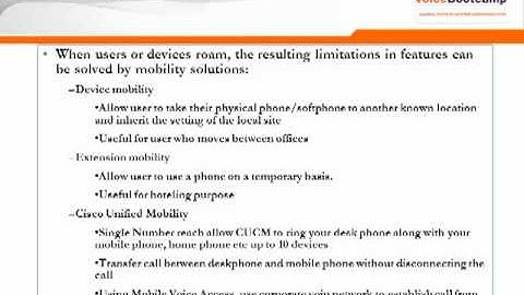CCNP Voice Plus Module 2 Chapter 14 Unified Mobility
