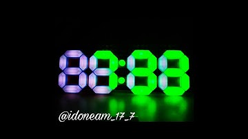 Arduino Project || How to make  a Clock With Arduino || RGB 3d printed clock