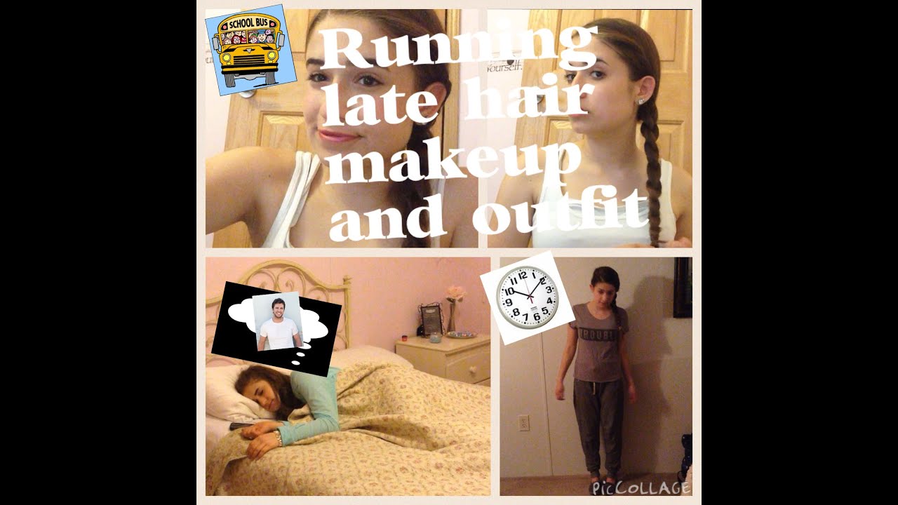 Running late! Hair,makeup, and outfit || Camsglam