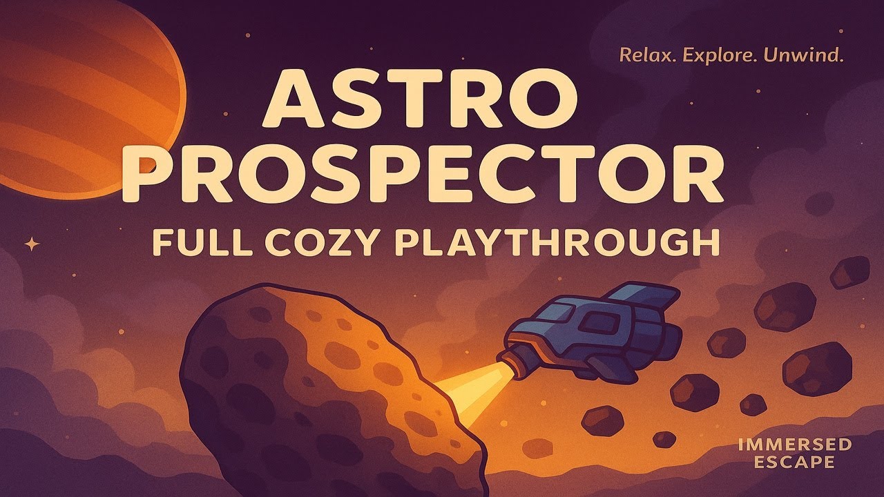 Astro Prospector – Full Game Walkthrough | Cozy Chill Commentary