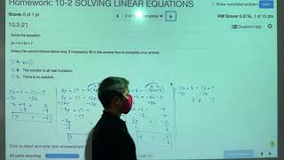 MATH 0342 - 10.2 - Solving Linear Equations