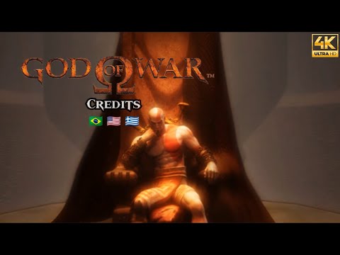 Credits Lyrics ENG PT BR God Of War I Soundtrack 4K 60FPS