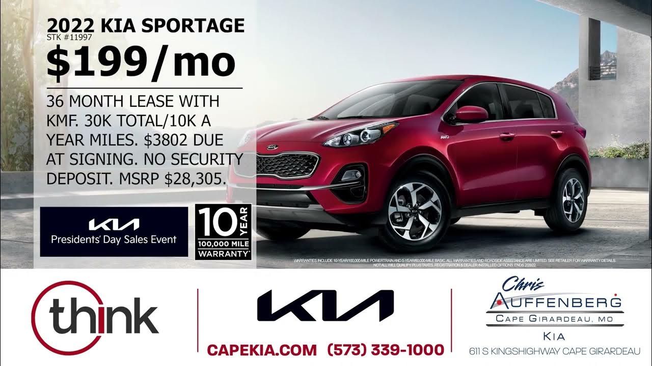 HURRY IN TO THE KIA PRESIDENTS’ DAY SALES EVENT AND THINK CHRIS HURRY IN TO THE KIA PRESIDENTS’ DAY SALES EVENT AND THINK CHRIS