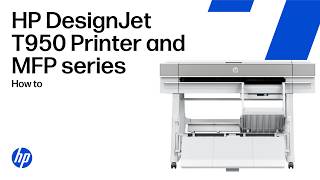 How to install the printer: HP DesignJet T950 Printer Series | HP Printers
