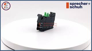 Sprecher + Schuh D7-X10 Auxiliary Contact Block | 690VAC, 10A, 1NO
