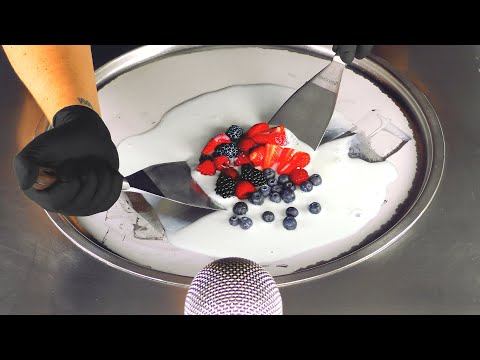 Video: Ais Krim Blueberry Dan Raspberry