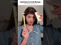 Stop Using Heat | Try This Curtain Bangs Method #CurtainBangs#HeatlessHair#HeatlessBangs
