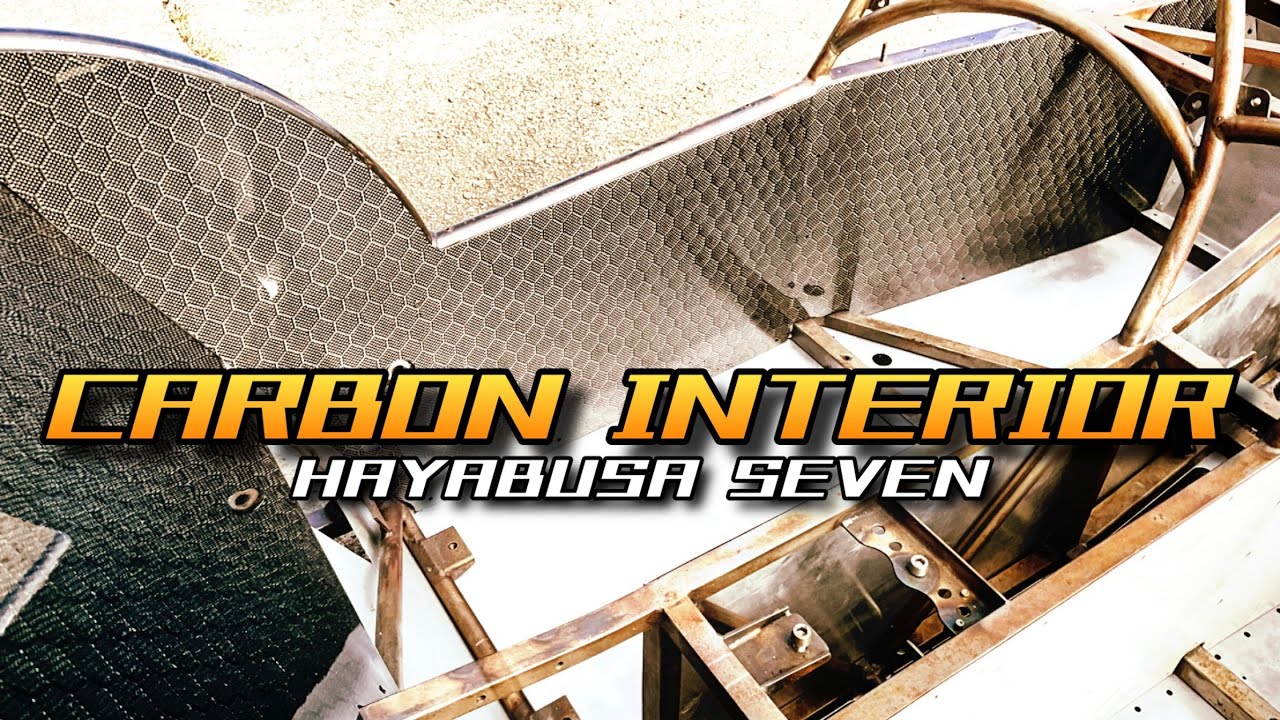 【BIRKIN HAYABUSA】カーボンとアルミで内装作る⑨【スーパーセブン】