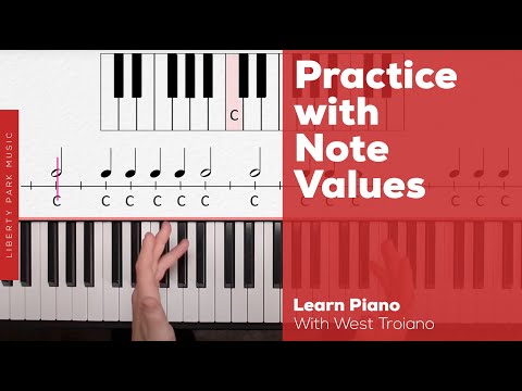 Practice with Note Values | Interactive Exercises | Beginning Piano