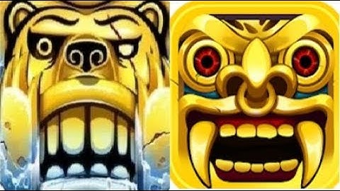 Endless Run Snow Temple Oz vs Run Dungeon Run