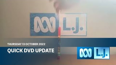 Quick DVD Update - Thursday 13 October 2022