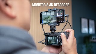 Use Your iPhone or iPad as a CAMERA MONITOR & 4K RECORDER // Accsoon SeeMo 4K