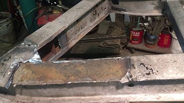 1973 Triumph TR6 frame repair