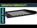 Cable Central 1U 12" Vented Shelf: Rack Organization Game Changer!