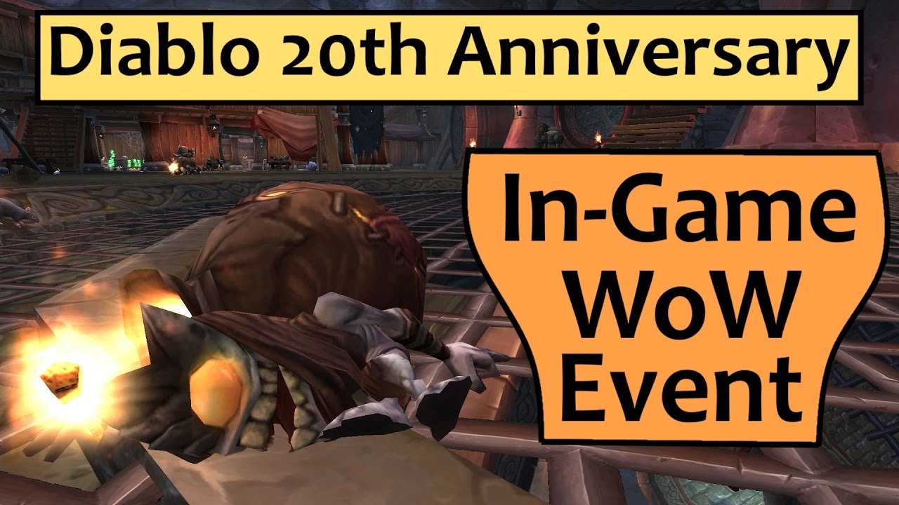 gaming logo Diablo 20th Anniversary WoW Event Guide