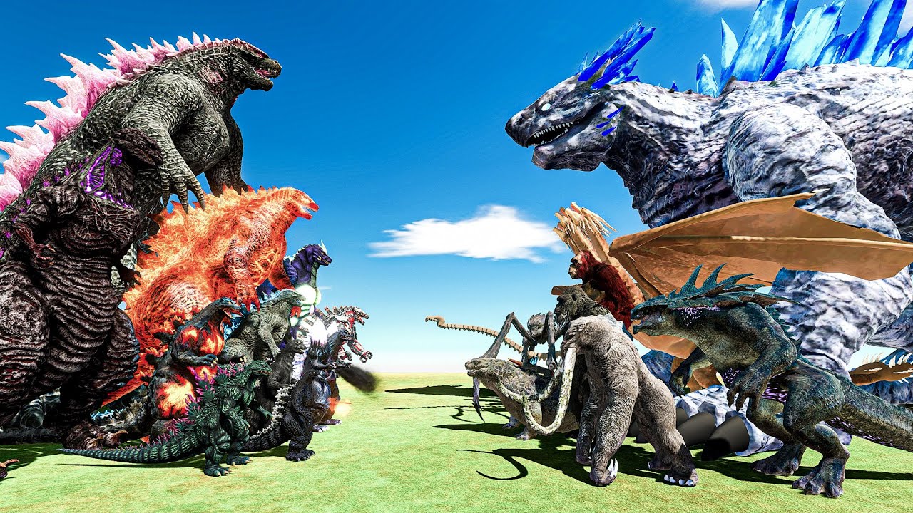 What If All Godzilla vs Ancient Titans - Animal Revolt Battle Simulator