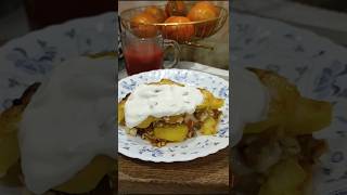 Запеканка из картофеля с мясом shorts запеканка рецепт еда