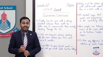 Class 10 - Physics - Chapter 11 - Lecture 9 - Conceptual Questions (11.1 to 11.9) - Allied Schools