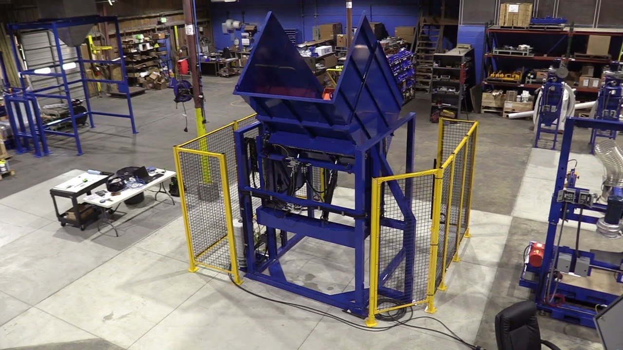 Automatic Hydraulic Cart Dumper from Erie Technical Systems Inc.