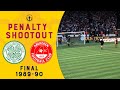 Full penalty shootout  celtic v aberdeen  scottish cup 198990 final