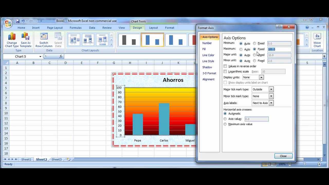 Graficos de barra en excel