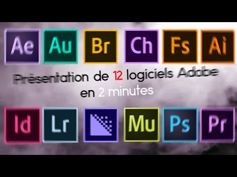 PRÉSENTATION des LOGICIELS ADOBE en 2 MINUTES