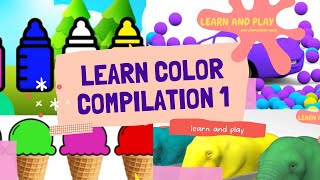 BELAJAR WARNA UNTUK ANAK DAN BALITA.COMPILATION VIDEO. Kids Learn Colors with fun. FUN LEARNING!!