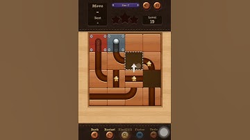 Roll the Ball slide puzzle Star C Pack Level 19 Solution