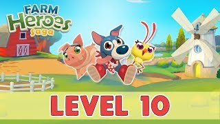 Farm Heroes Saga Level 10 | (No Boosters) NEW! screenshot 3