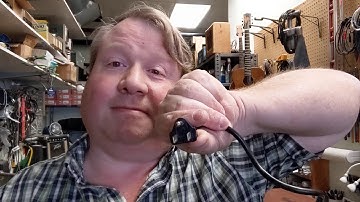 Tube Talk - part 5 - Two Prong or Not Two Prong.  Replacing the cable on your vintage tube amp