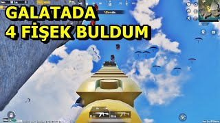 Oha Galatada 4 Fi̇şek Buldum Hari̇tayi Duman Etti̇m Solo Vs Squad Pubg Mobi̇le