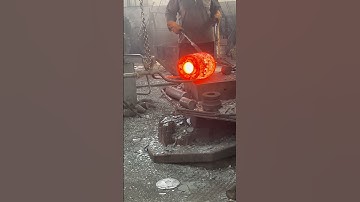 Make in China Forging with Power Hammer vs Hand Hammer – Full Demo #process #machine #forging