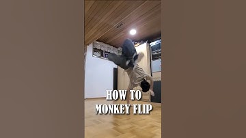 How to MONKEY FLIP in 10 Seconds | Breakdance Tutorial 🙉 #shorts  #tricks  #breakdance