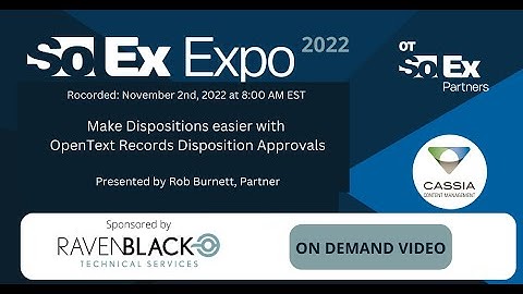 Make Dispositions Easier with OpenText Records Disposition Approvals