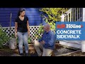 How to Repair a Concrete Sidewalk | Ask This Old House