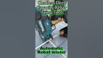 Cordless Deep Capacity Rebar Tying Tool || #smarttools #shots #shorts #youtubeshorts #tools