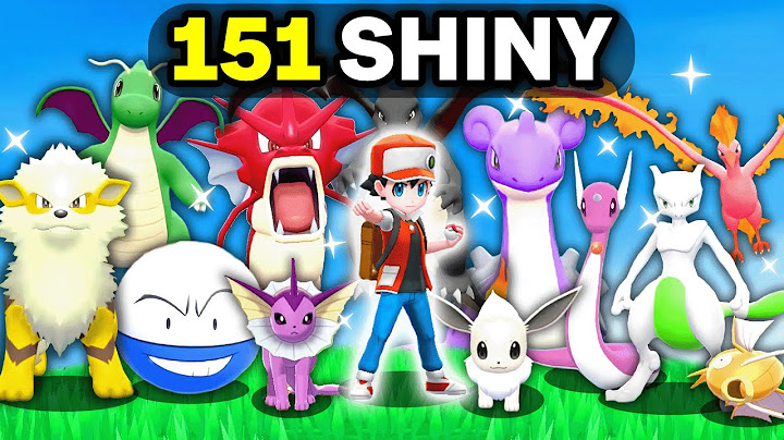 Capturer TOUS les SHINY du Pokédex en 24H