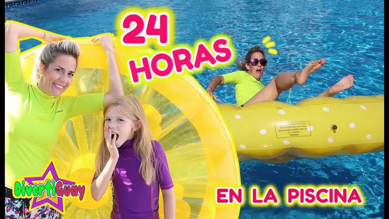 24 Horas En La Piscina Paso Un DÍa En El Agua Dentro De Una Piscina