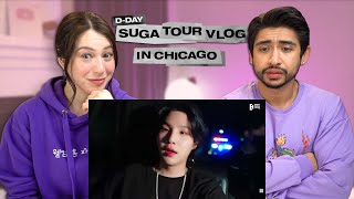 [SUGA VLOG] D-DAY TOUR in Chicago Reaction
