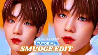 TUTORIAL | How to make this edit ft. Txt Soobin | Smudge edit screenshot 2