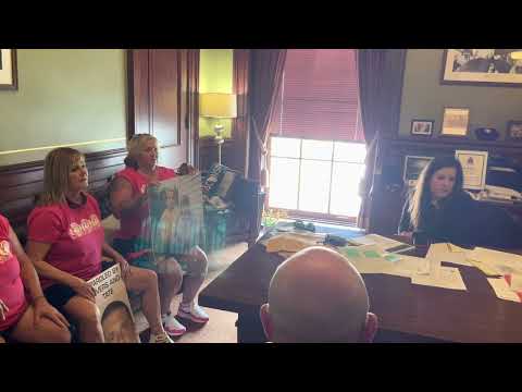 Johanna Balsewicz family meets with Tony Evers Chief of Staff Maggie Gau Part 2