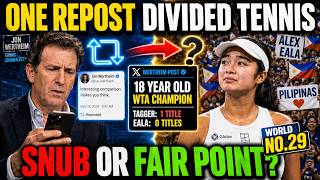SNUB OR FAIR POINT? Jon Wertheim’s Repost DIVIDES Alex Eala Fans!