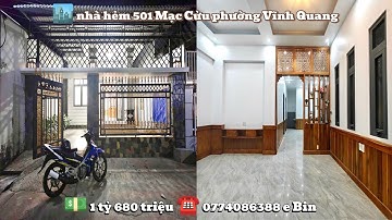🏙️ Nhà hẻm 501 Mạc Cửu p.Vĩnh Quang Rạch Giá Kiên Giang